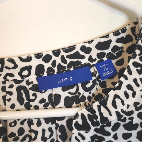 APT 9 women's  Printed blouse size PS - Picture 2 of 4